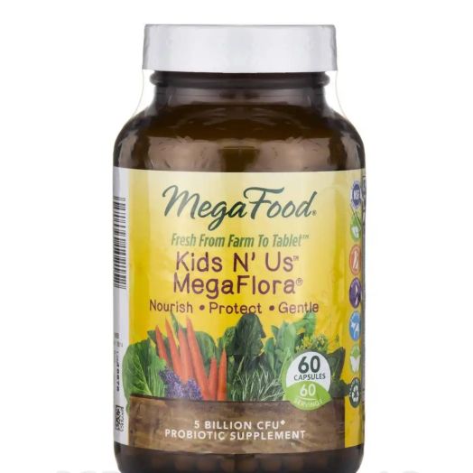 MegaFood Kids N' Us MegaFlora - 60 Capsules