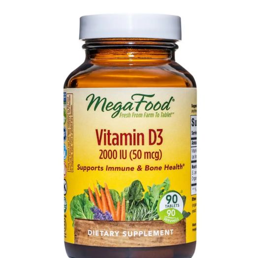 MegaFood Vitamin D3 2000 IU (50 mcg) - 90 Tablets