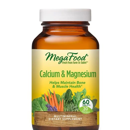 MegaFood Calcium and Magnesium - 60 Tablets