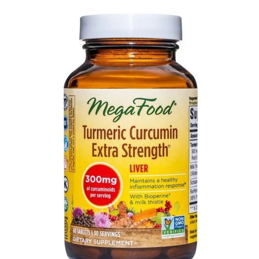 MegaFood Turmeric Curcumin Extra Strength for Liver - 60 Tablets
