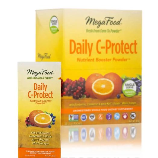 MegaFood Daily C-Protect Nutrient Booster Powder - 30 Packets (2.1 Grams each)