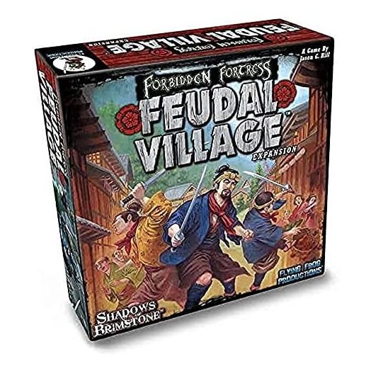 Flying Frog Productions | Feudal Village: Shadows of Brimstone Exp | Board Game | Ages 12+ | 1-4 Players | 120 Minutes Playing Time, (FFP0714)