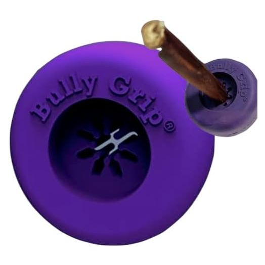 Bully Stick Holder for Dogs - Medium Size - Interactive Dog Toy, Dog Treat Holder, Slow Feeder, Treat Dispenser, Chew Toy and Dog Safety Device