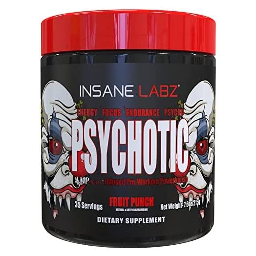 Insane Labz Psychotic High Stimulant Pre Workout Powder