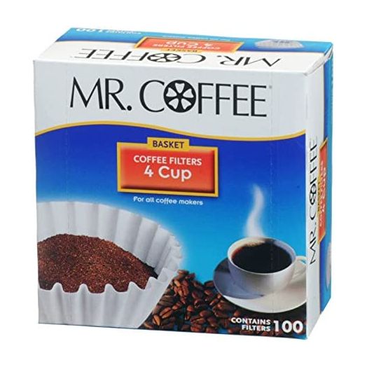 Rockline Industries Inc JR100 "4 Cup" 100-Count Coffee Filter For Mr. Coffee JR-4