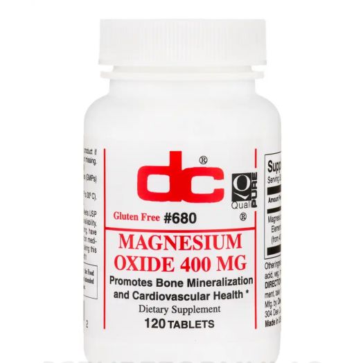 Dee Cee Laboratories Magnesium Oxide 400 mg - 120 Tablets