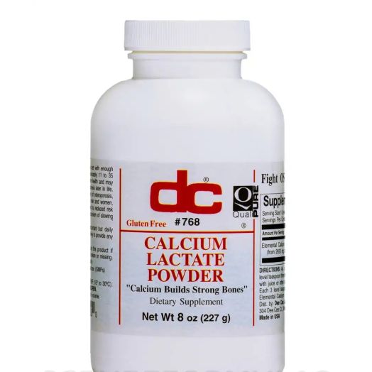 Dee Cee Laboratories Calcium Lactate Powder - 8 oz (227 Grams)