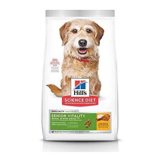 Hill's Science Diet Adult 7+ Senior Vitality Small & Mini Dry Dog Food