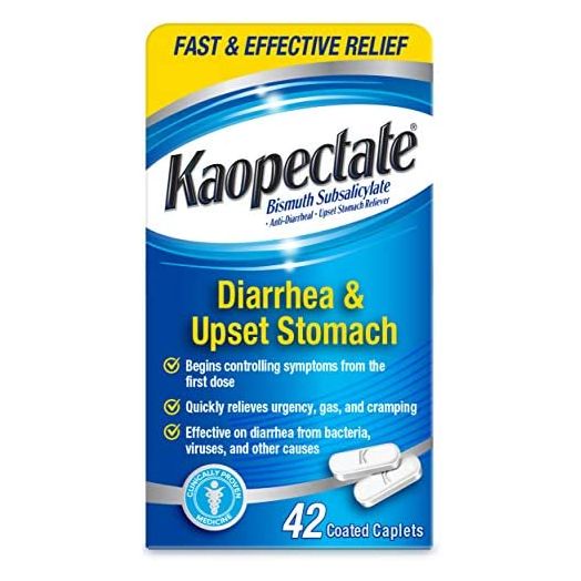 Kaopectate Multi-Symptom Anti-Diarrheal& Upset Stomach Reliever, 42 Caplets