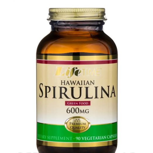 LifeTime Vitamins Spirulina 600 mg - 90 Vegetarian Capsules