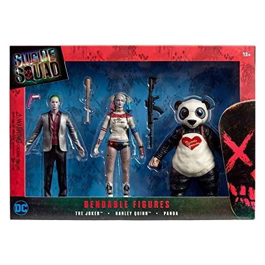 Suicide Squad Bendable Action Figure Boxed Set