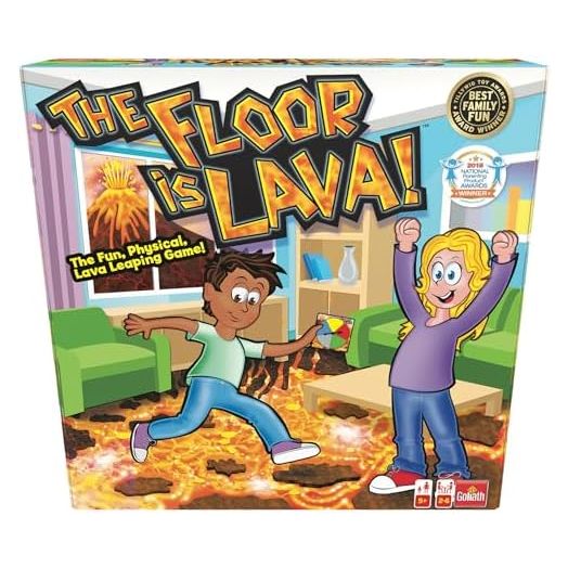 The Original The Floor is Lava! Game by Endless Games - Interactive Game For Kids And Adults - Promotes Physical Activity - Indoor And Outdoor Safe