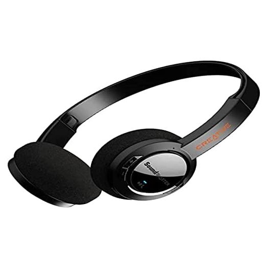 Sound Blaster JAM V2 On-Ear Lightweight Bluetooth 5.0 Wireless Headphones with USB-C, aptX Low Latency, aptX HD, Multipoint Connectivity, Voice Detection and Noise Reduction, 22 Hours Battery Life