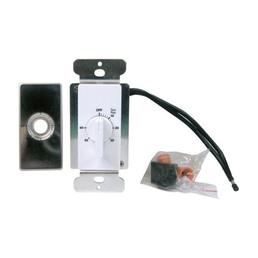 PrimeWire In-Wall 60-Minute Countdown Thumb-Dial Timer