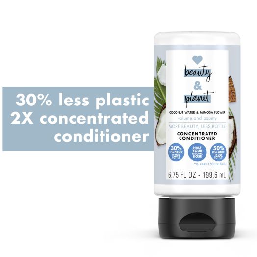 Love Beauty and Planet Volume and Bounty Thickening Daily Conditioner with Coconut Water & Mimosa Flower, 6.75 fl oz