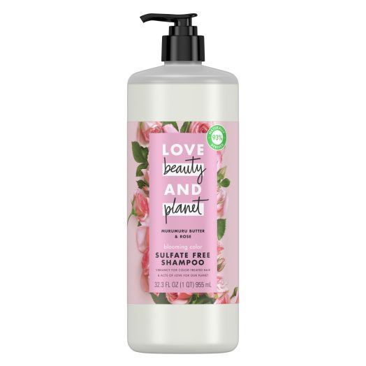 Love Beauty and Planet Blooming Color Protection & Shine Enhancing Daily Conditioner with Murumuru Butter & Rose, 32.3 fl oz