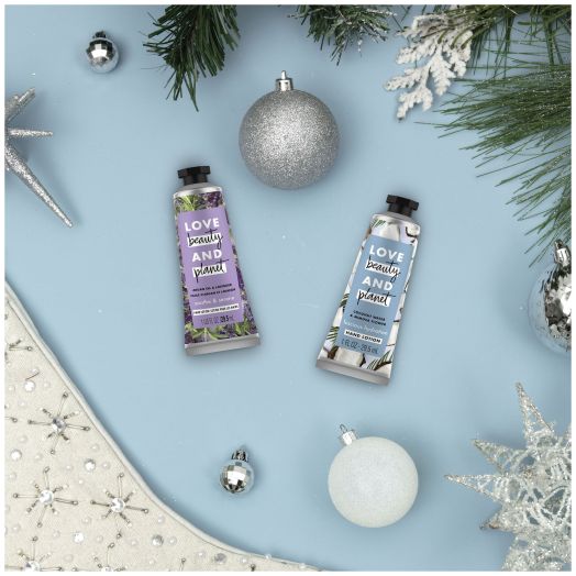 Love Beauty and Planet Coconut Water Mimosa & Lavender Argan Oil Hand Cream Holiday Gift Set 2 Ct
