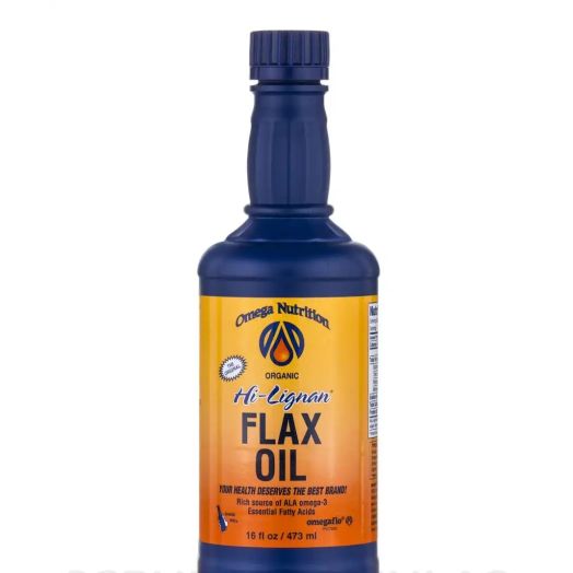 Omega Nutrition Hi Lignan Flax Oil (Organic) - 16 fl. oz (473 ml)