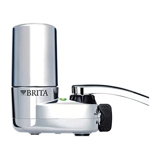 Brita Basic Faucet Water Filter System, Chrome, 1 Count