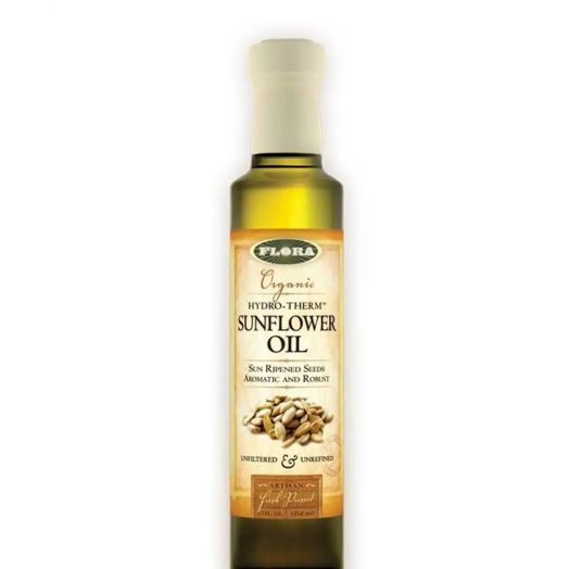 Flora Hydro-Therm Organic Sunflower Oil - 8.5 fl. oz (250 ml)