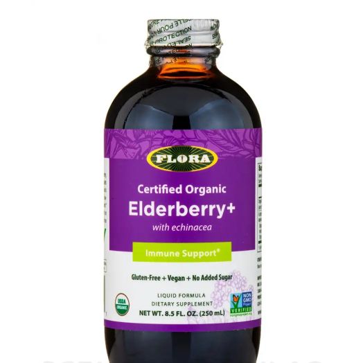 Flora Elderberry+ Liquid Formula with Echinacea - 8.5 fl. oz (250 ml)
