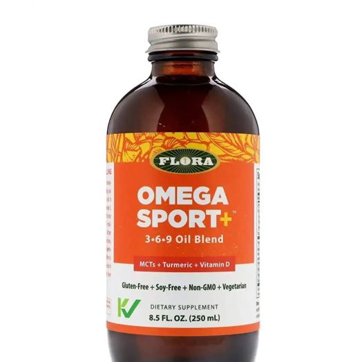 Flora Omega Sport+ 3-6-9 Oil Blend - 8.5 fl. oz (250 ml)