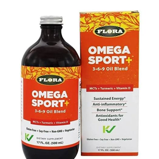 Flora Omega Sport+ 3-6-9 Oil Blend - 17 fl. oz (500 ml)