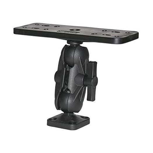 Scotty 0163 Ball-Mount Fish Finder and Universal Mounting Plate , Black , Large