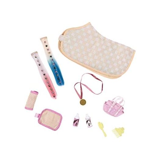Glitter Girls by Battat – Groom and Show Equestrian Accessory Set – 14-inch Doll Clothes and Accessories for Girls Age 3 and Up