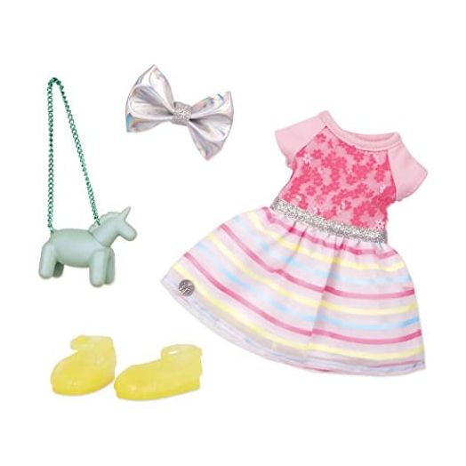 Glitter Girls by Battat - Shiny Flowers In Bloom Outfit -14" Doll Clothes– Toys, Clothes & Accessories For Girls 3-Year-Old & Up , Pink