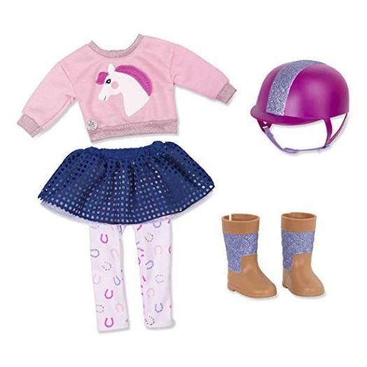 Glitter Girls by Battat - Gallop & Glow! Outfit -14" Doll Clothes - Toys, Clothes & Accessories For Girls 3-Year-Old & Up