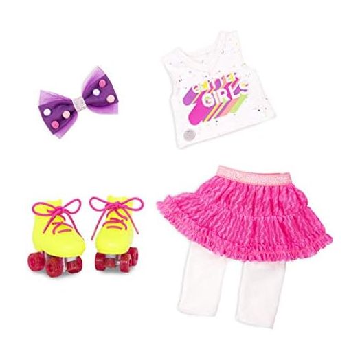Glitter Girls – Roller Skating Fun – 14-inch Deluxe Doll Outfit with Roller Skates – Toys, Clothes, & Accessories for Girls Ages 3 & Up