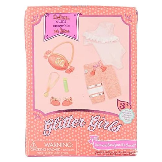 Glitter Girls by Battat – 14-inch Doll Clothes & Accessories - Oohs & Aahs from The Crowd Gymnastics Outfit – Pink Leotard, Gym Bag, Gold Medal – Toys for Kids Ages 3 & Up Brown | GG50100Z 14 inches