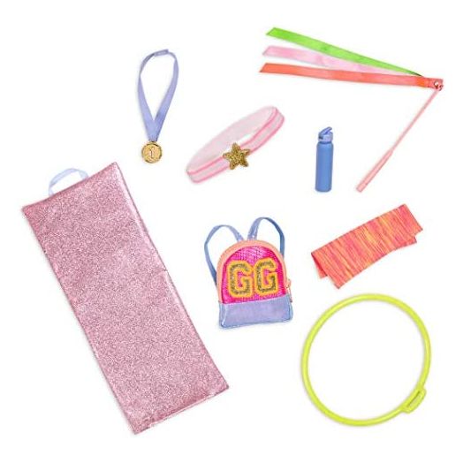 Glitter Girls by Battat – GG Gymnastics Set with Backpack & Floor Mat for 14-inch Dolls – Toys, Clothes, & Accessories for Kids Ages 3 & Up