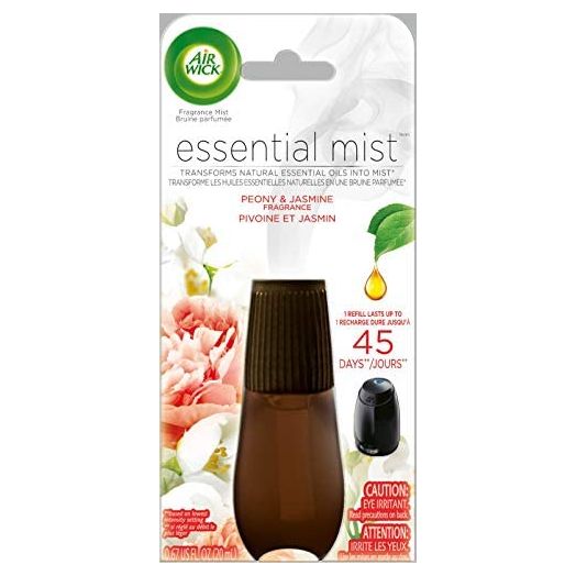 Air Wick Essential Oils Diffuser Mist Refill, Peony & Jasmine, 1ct, Air Freshener (RAC98555)