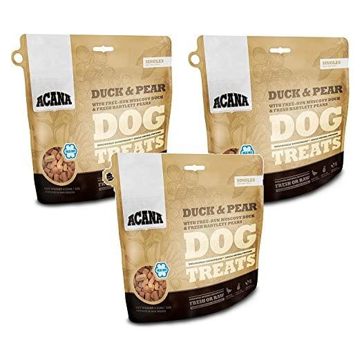 Acana Singles Dog Treats - Duck and Pears, 3.25oz Each (3 Pack)