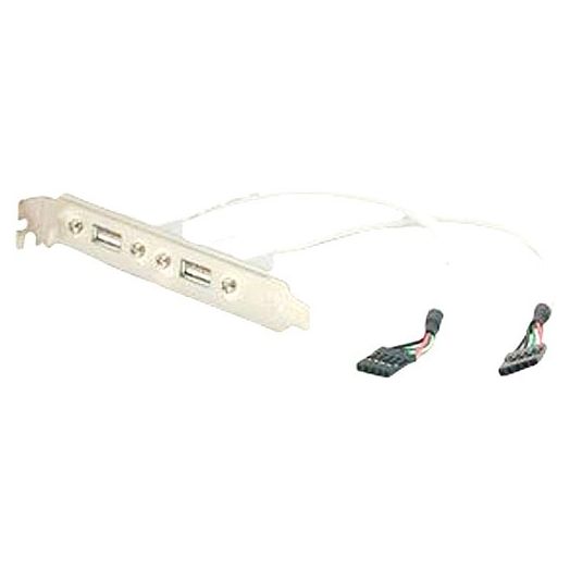 StarTech.com USBPLATE 2 Port USB A Female Slot Plate Adapter Cable