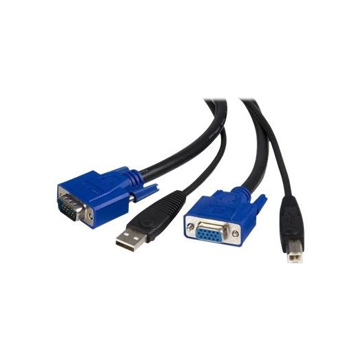 StarTech SVUSB2N1_15 StarTech.com 15 ft 2-in-1 Universal USB KVM Cable - 15ft