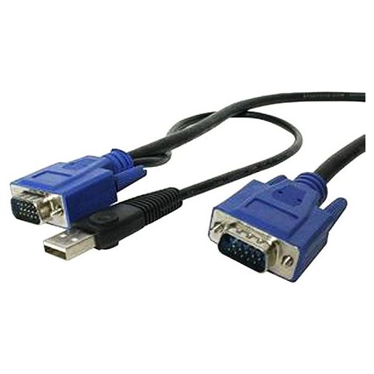StarTech.com SVECONUS10 10 ft 2-in-1 Ultra Thin USB KVM Cable