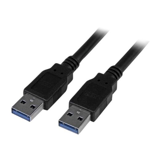 Startech.com 6 Ft Black Superspeed Usb 3.0 Cable A To A - M/m - Type A Male Usb - Type A Male Usb - 6ft - Black (usb3saa6bk)