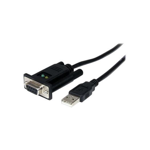 Startech 1 Port USB to Null Modem RS232 DB9 Serial DCE Adapter Cable with FTDI