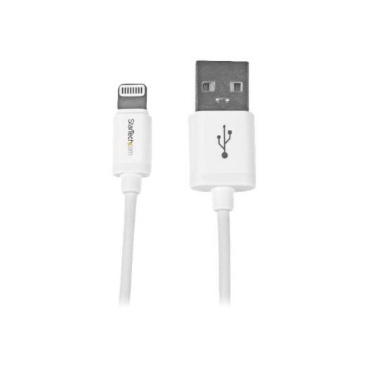 StarTech 3' Apple 8-pin Lightning Connector to USB Cable for Apple iPhone/iPod/iPad, White