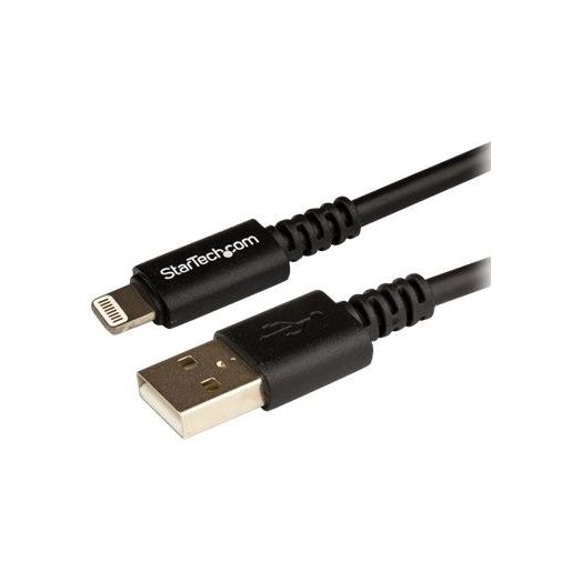 Startech.Com USBLT3MB 10 Ft Black 8 Pin Lightning To Usb Cable