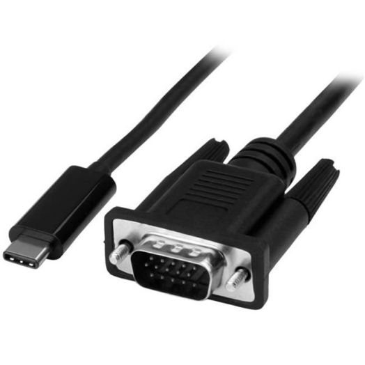 StarTech 2m (6ft) USB-C to VGA Adapter Cable
