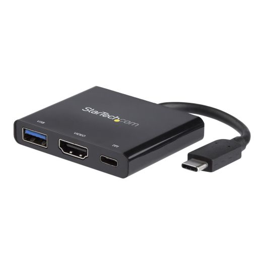 StarTech USB-C to 4K HDMI Multifunction Adapter with USB-A Port