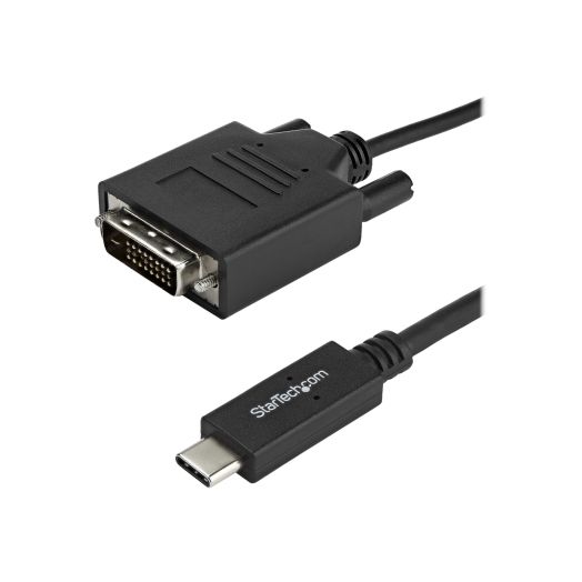 StarTech.com USB-C to DVI Adapter Cable - USB Type-C to DVI Converter for Computers with USB C - 1m 3 ft. - USB Type C - 2560x1600 (cdp2dvimm1mb)