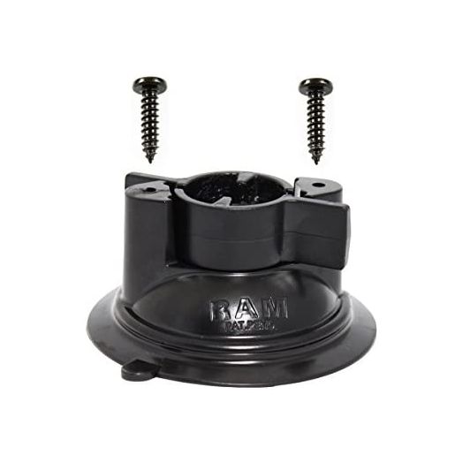 RAM Mounts Twist-Lock Suction Cup Base RAP-224-1U Compatible with RAM B Size 1" Ball Components