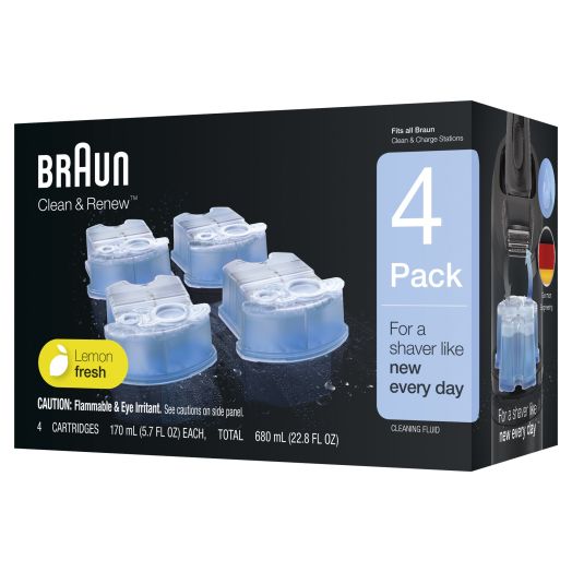 Braun Clean and Renew Refill Cartridges CCR (4 Pack)