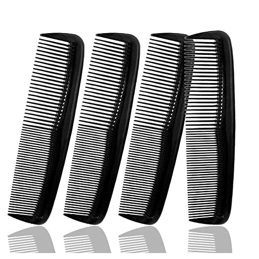 Soft 'N Style Hair Care Comb, Not Breakable, mens comb/fine tooth comb/peines para cabello (4 Pack)