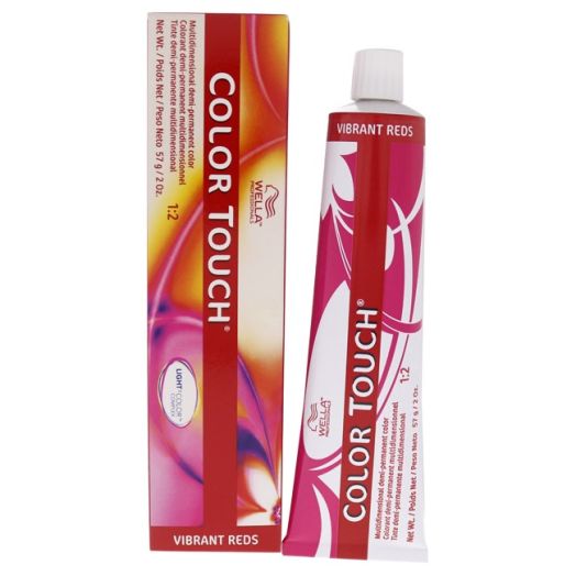 Color Touch Demi-Permanent Color - 4 57 Medium Brown-Red-Violet Brown by Wella for Unisex - 2 oz Hair Color